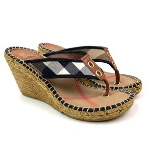 Burberry Espadrille Wedges